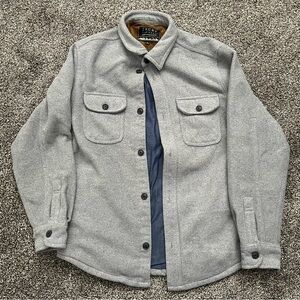 Jachs - Men’s Gray Jacket Buttoned Down - Size Medium